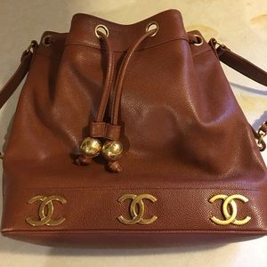 Vintage Chanel Drawstring Bucket Bag